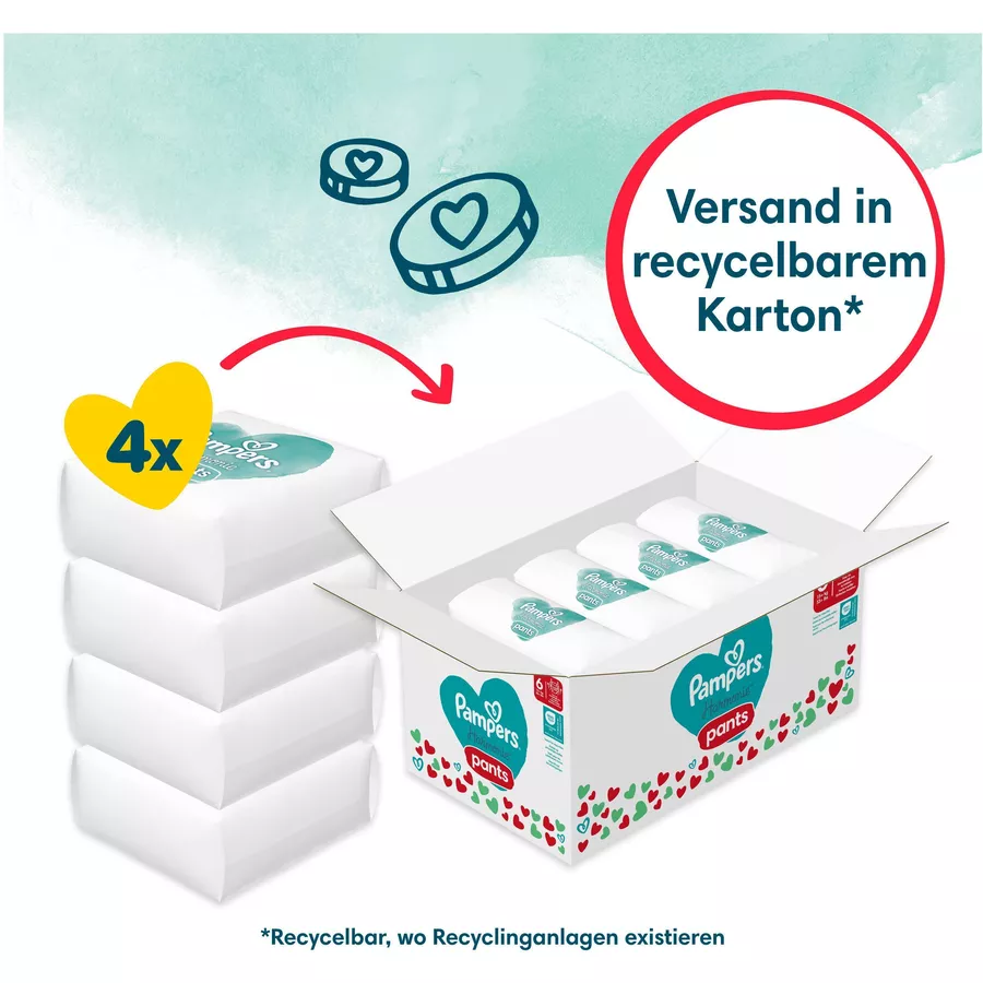 Pampers Harmonie Pants Gr. 6, 15 kg+, Monatsbox (1x132 Windeln)