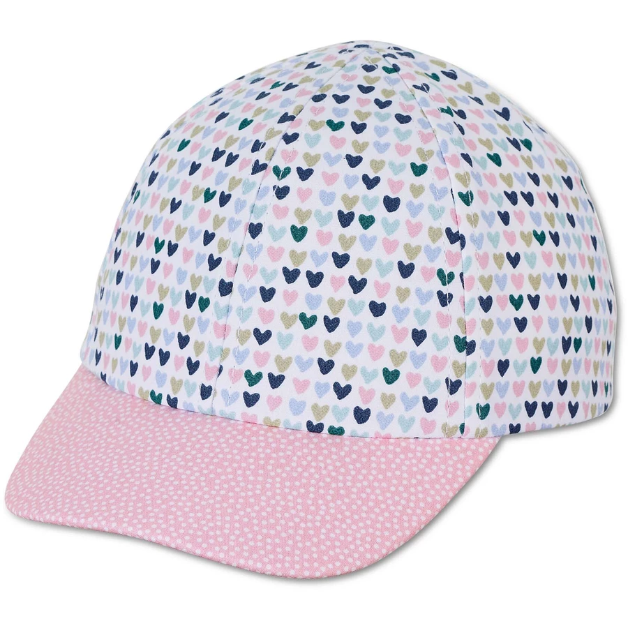 Sterntaler Basecap Herzchen weiss