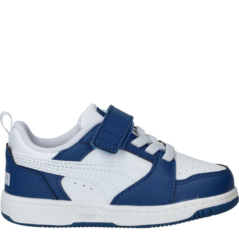 Puma Rebound V6 Low Sneakers Blauw Jongens