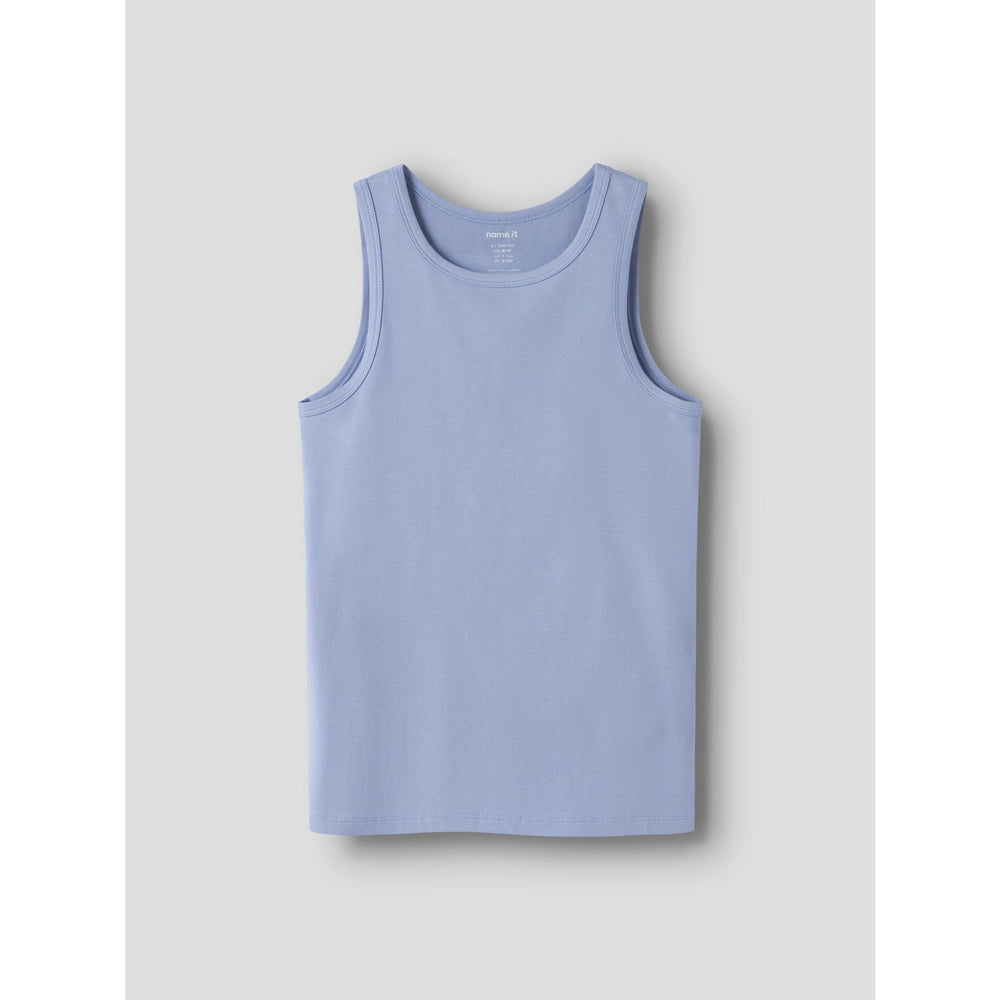 Køb Name It Grey Melange Nkmtank Top 2P Grey Space Noos