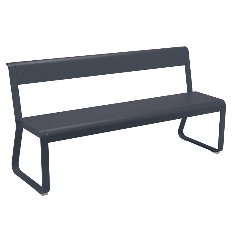 Fermob Bellevie tuinbank met rugleuning Anthracite