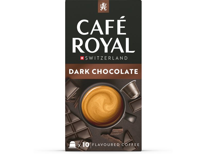 Café Royal Kaffeekapseln für Nespresso Dark Chocolate 100 S Kaffeekapseln für Nespresso Maschinen