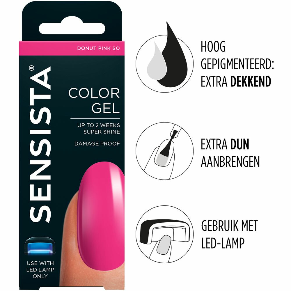 Sensista Sensista Color Gel Donut Pink So!7,5 ml