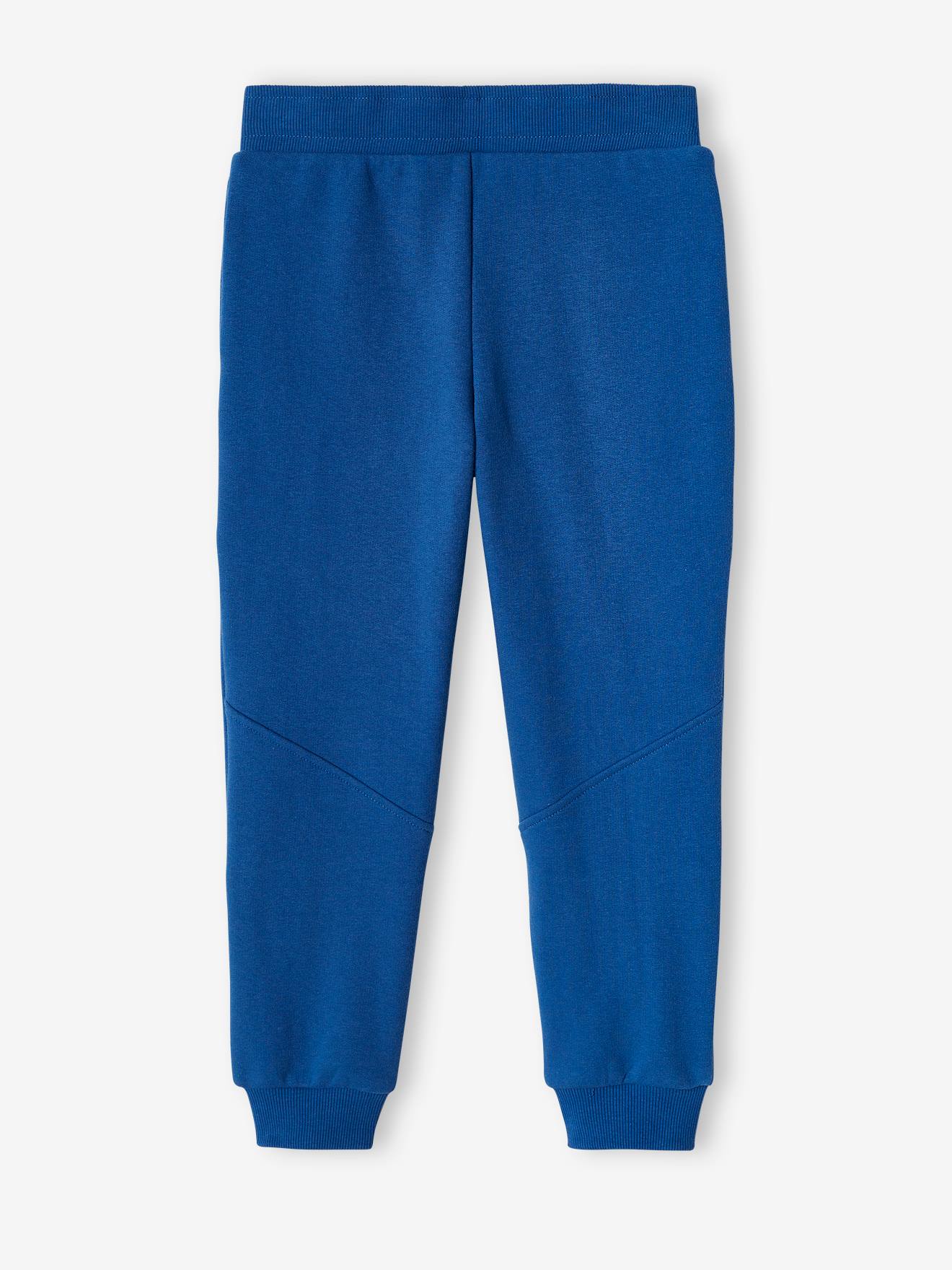 Calças de jogging desportivas para rapazes, azul elétrico