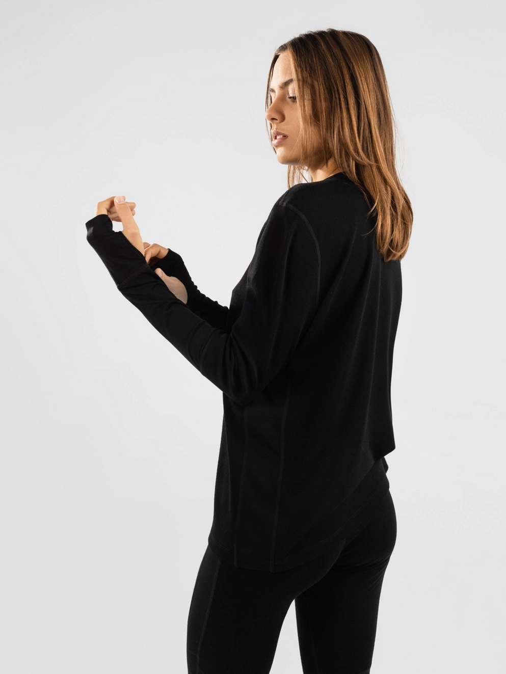 Woolf Merino Nibbi Performance Base Layer Top black