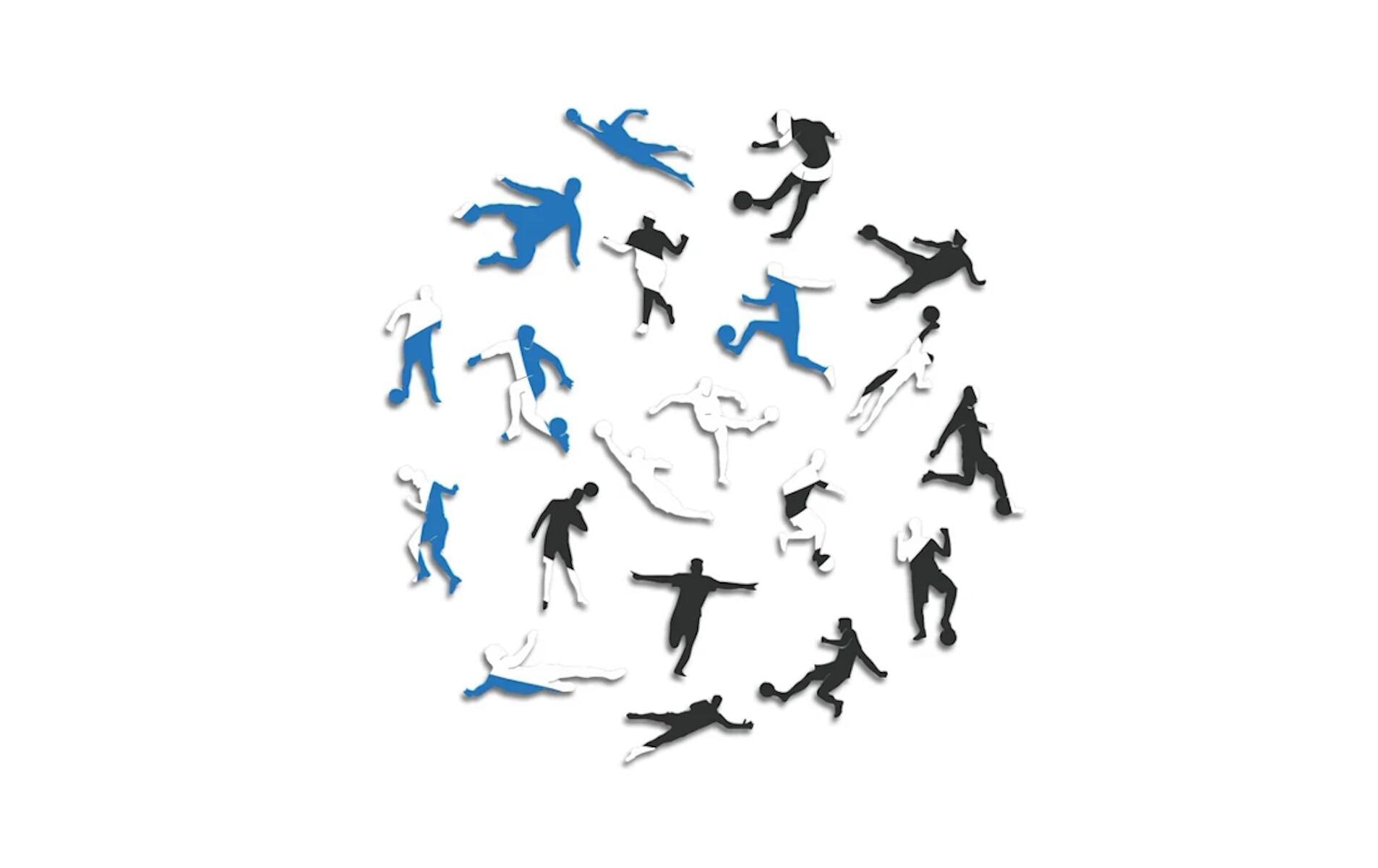 Puzzle »Iconic Atalanta BC – Logo« Holzart: Birke (Herkunftsland: China)