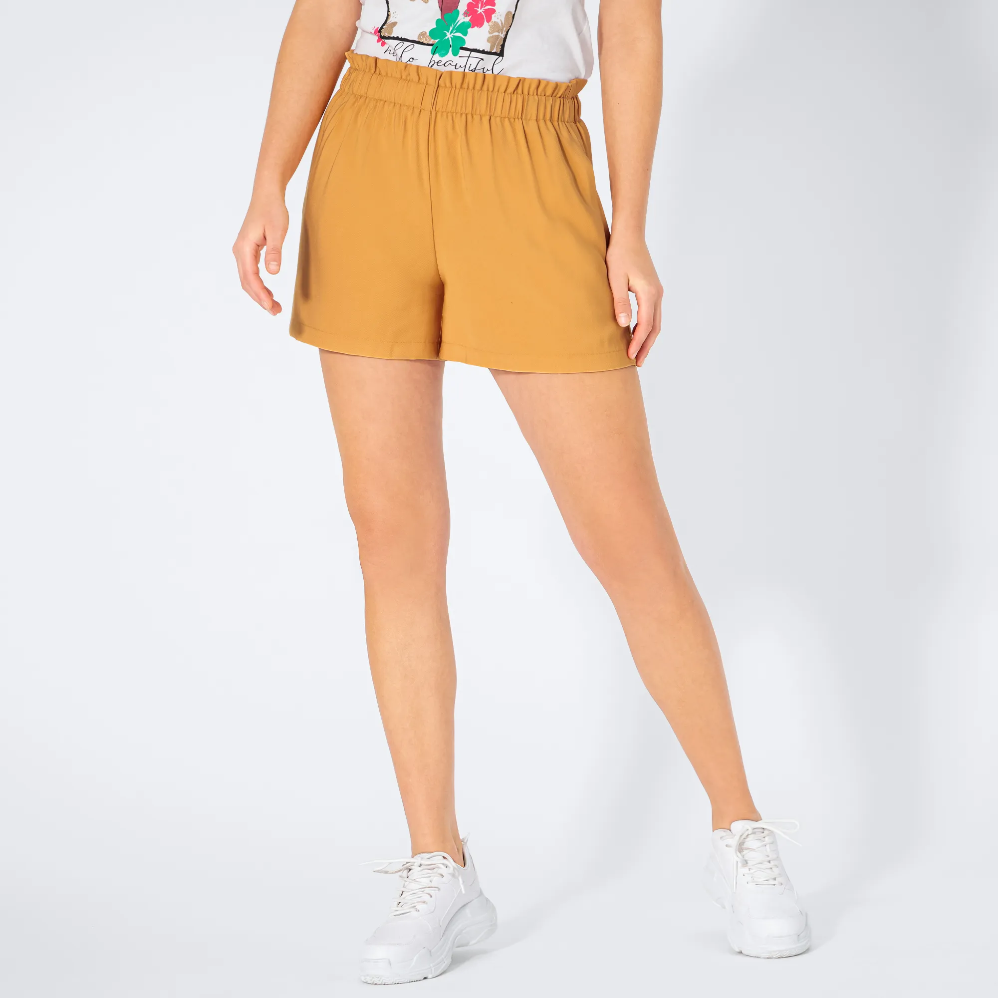 Damen-Shorts mit elastischem Bund