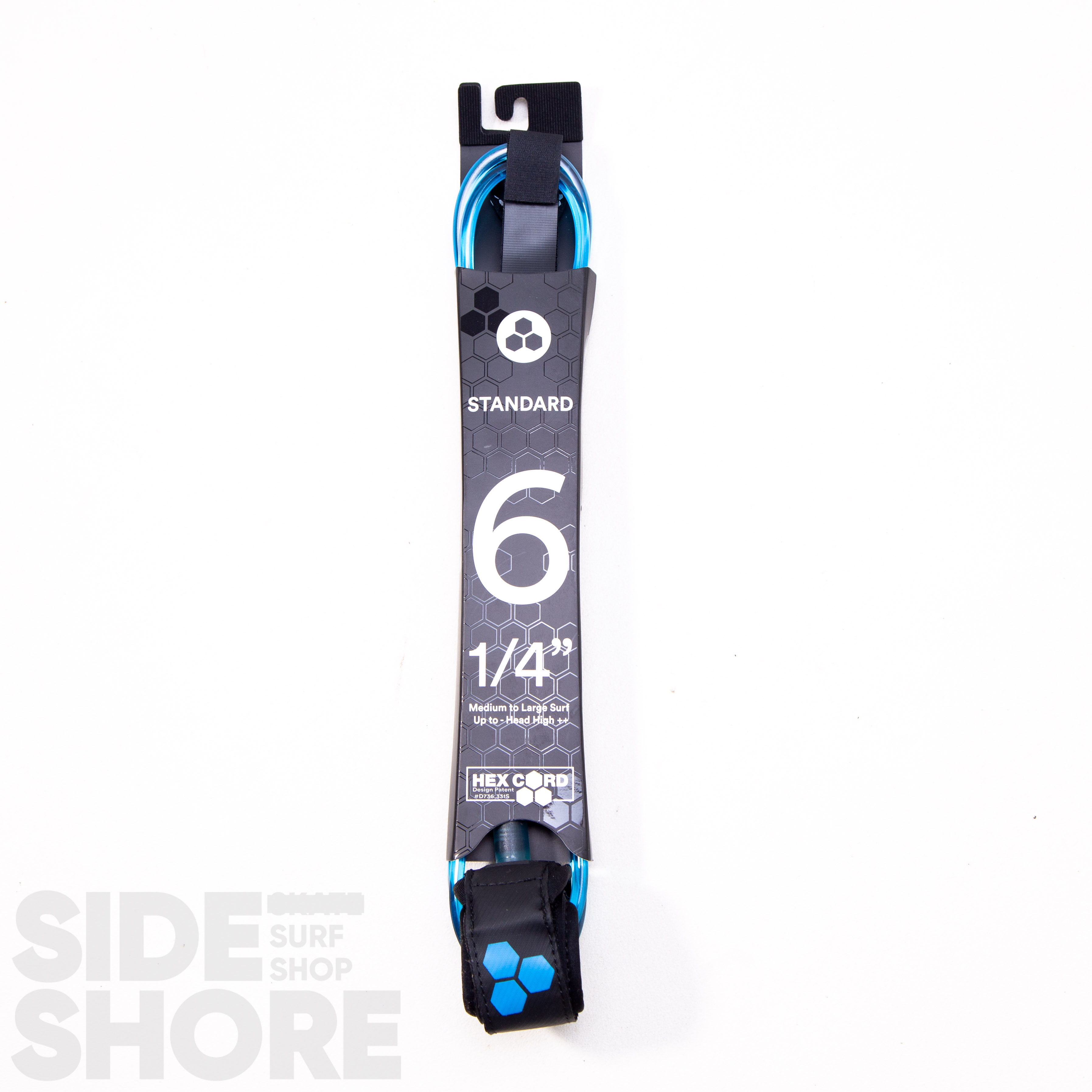 Channel Islands Hex Standard Leash 6'0 - 1/4