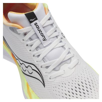 Chaussures Running Saucony Endorphin Trainer Blanc/Jaune Femme