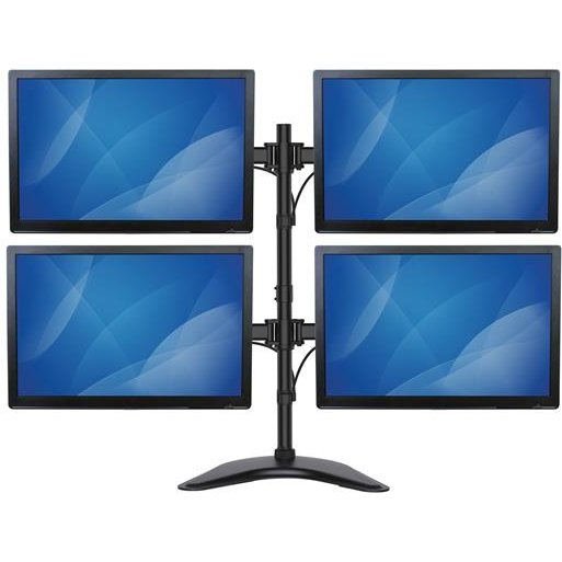 StarTech.com Support de bureau articulé pour quatre écrans - Acier robuste