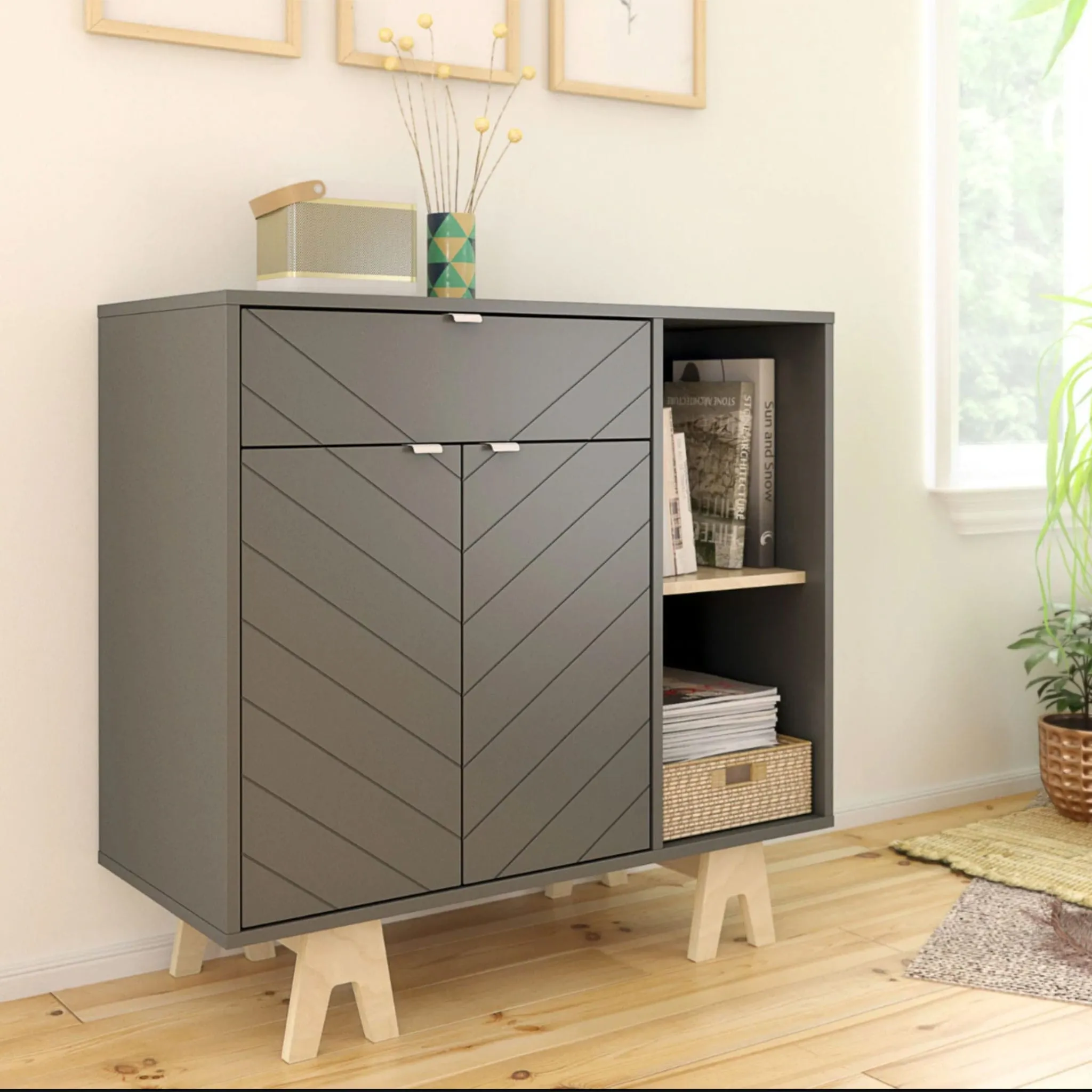 Nexera Buffet Gossip - Greige  Naturel