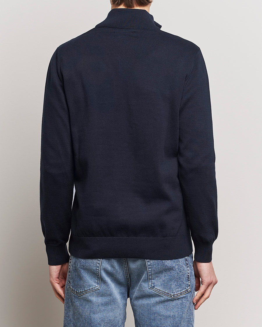 Barbour Lifestyle Cotton Half Zip Navy