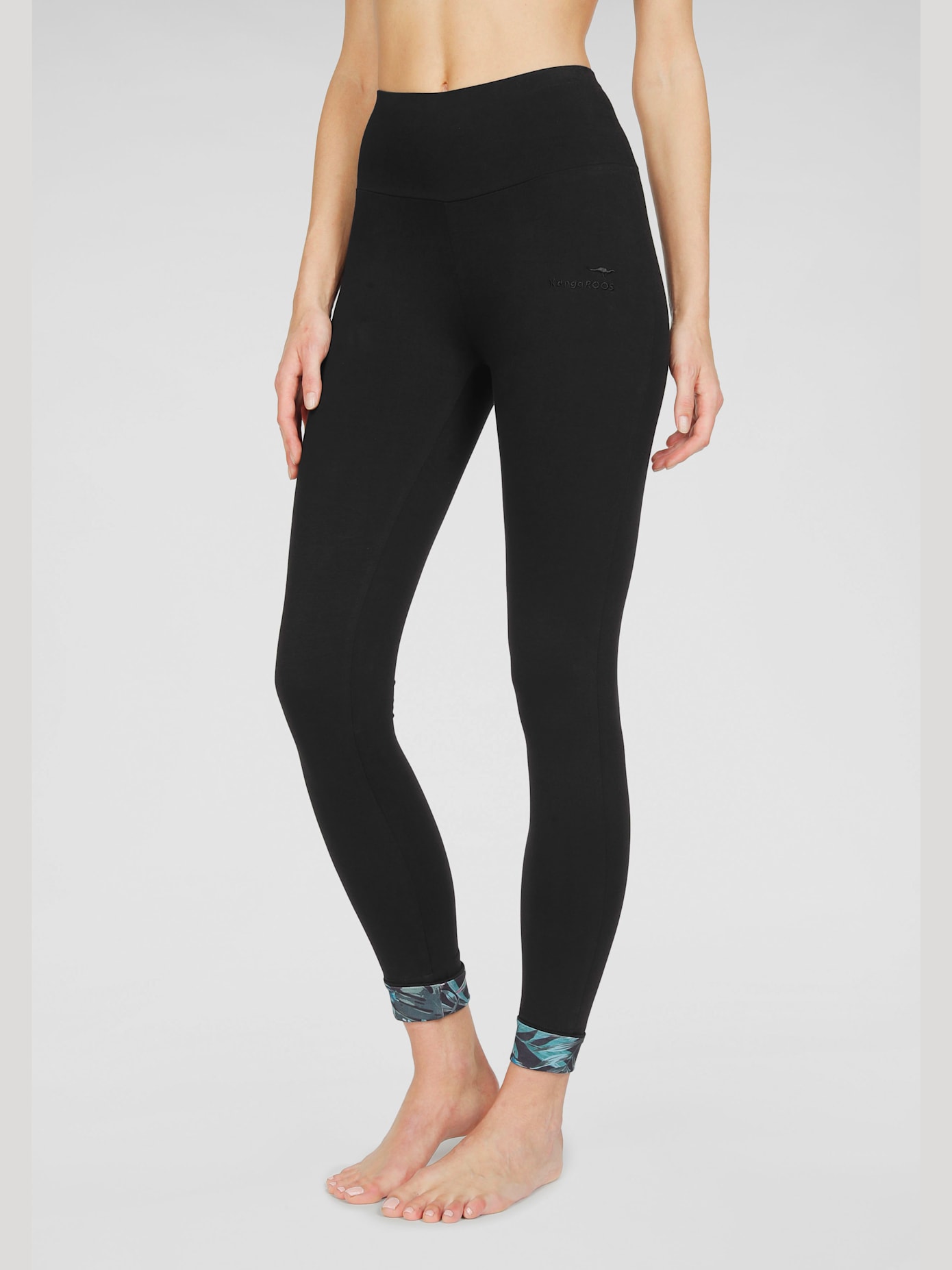 Legging avec petit logo brodé