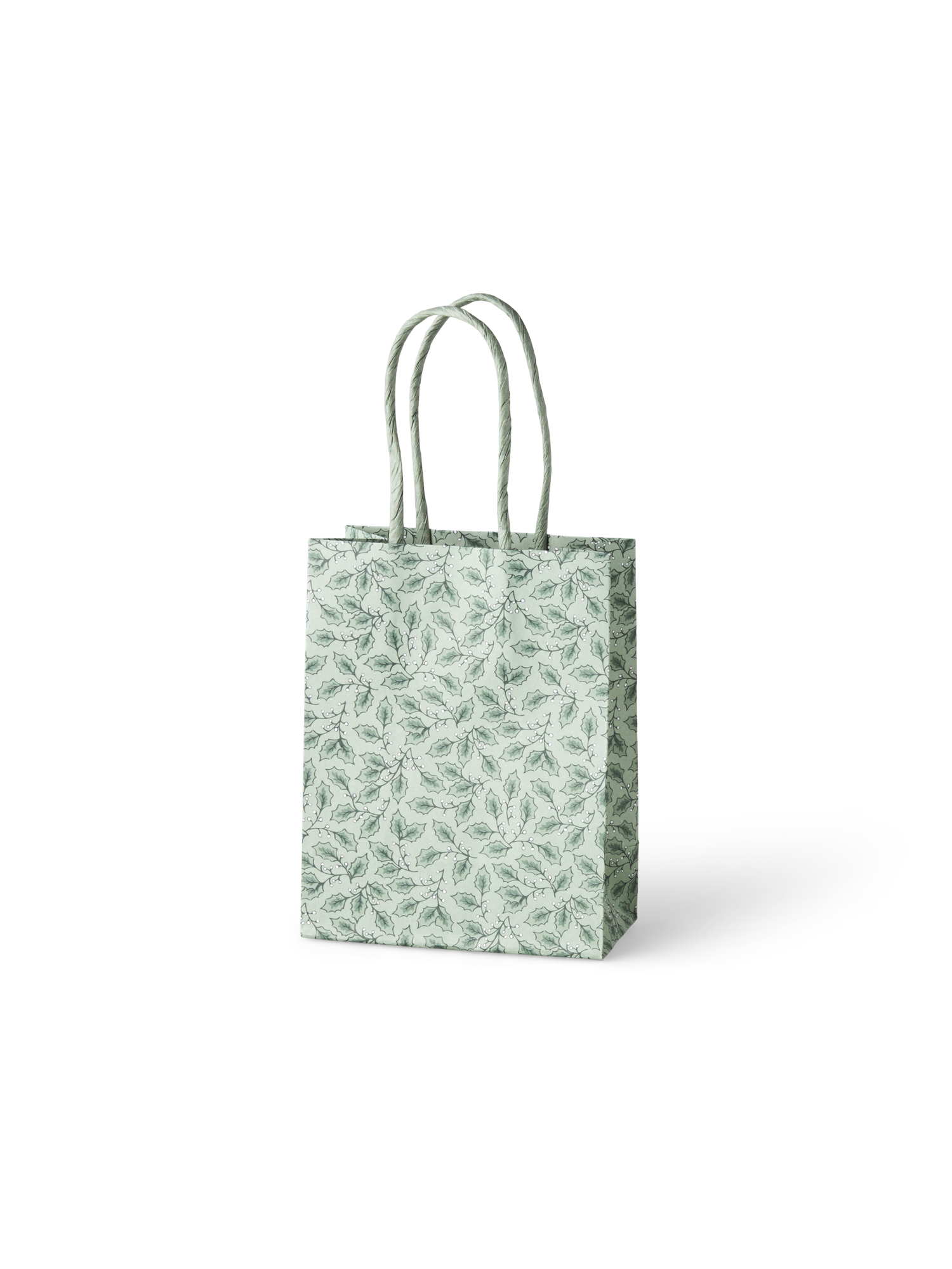 Gavepose | Papir. 11,4 x 6,4 x 14,6 cm.  | Dusty Green