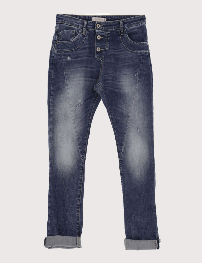 PLEASE JEAN P78 CARROT DESTROY DENIM