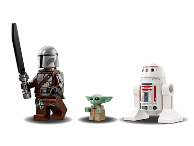 LEGO Mando en Grogu's N-1 Starfighter™ (75410)