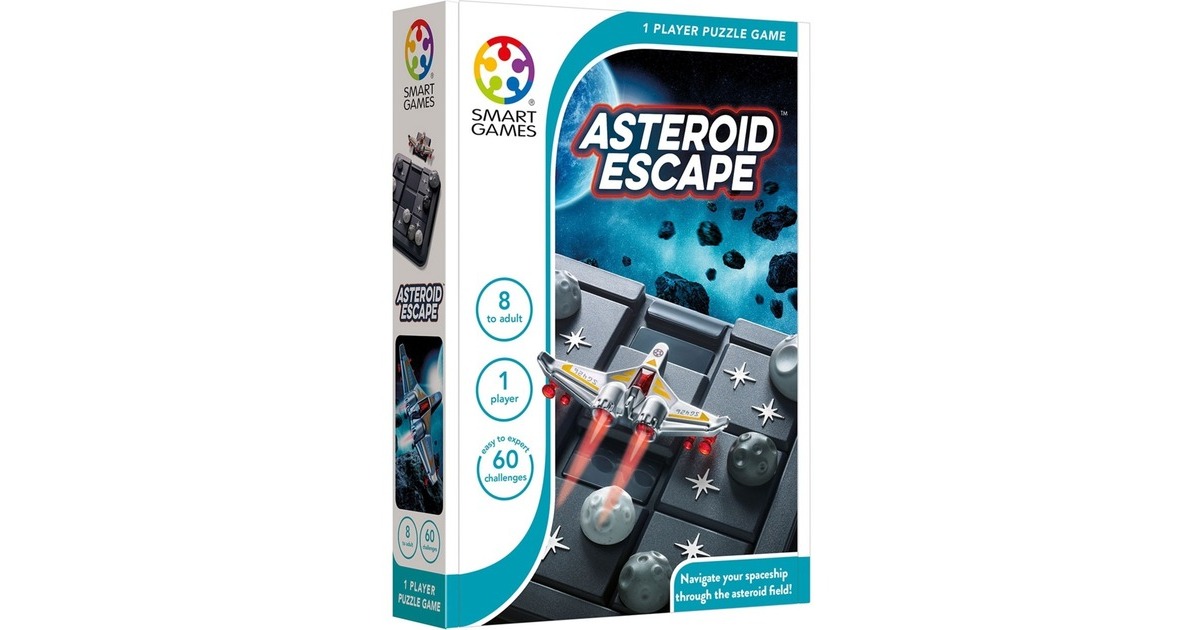 SmartGamesAsteroid Escape Denkspel  (Nederlands, 1 speler, Vanaf 8 jaar, 60 opdrachten)