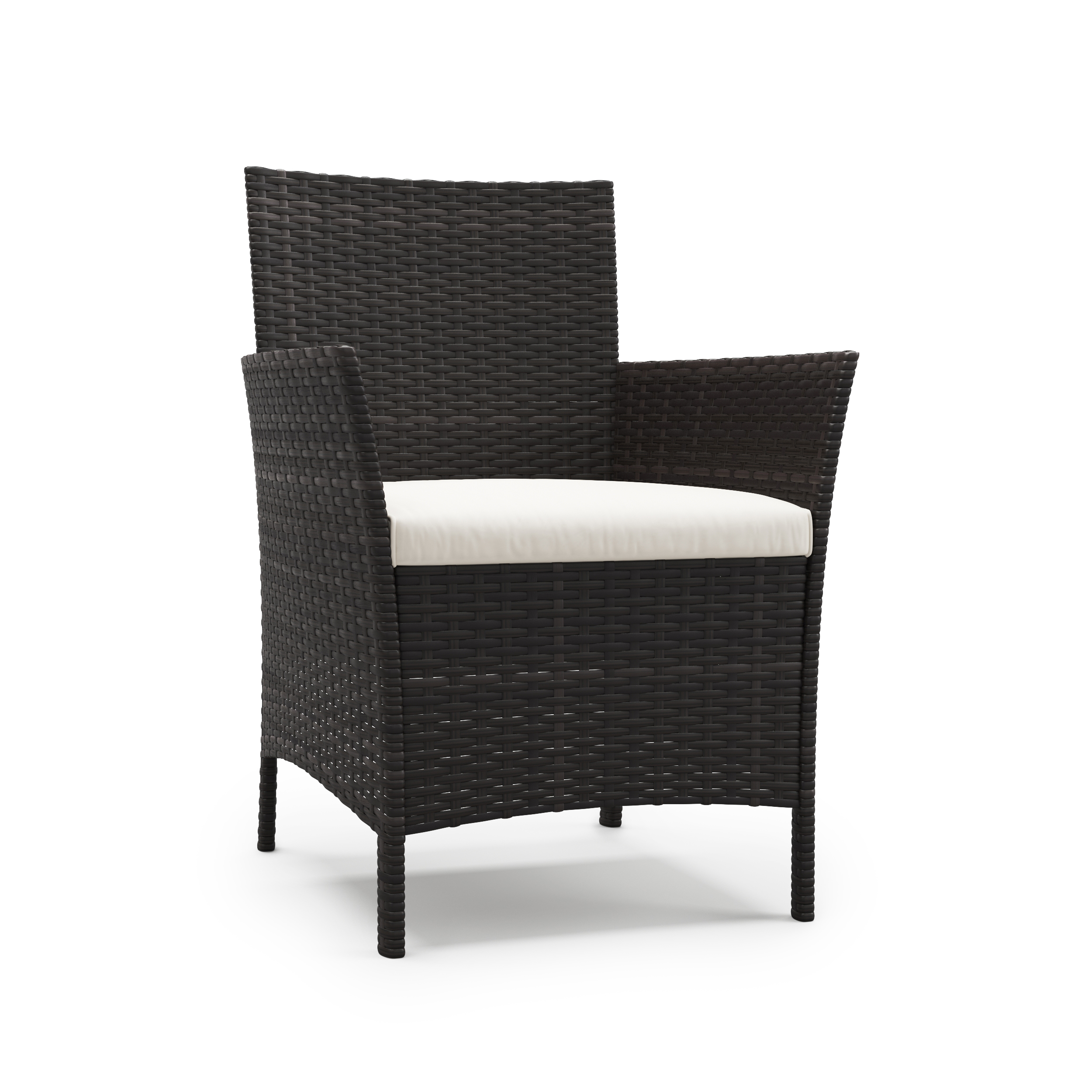 Rattanstühle JASMINA 2er Set braun