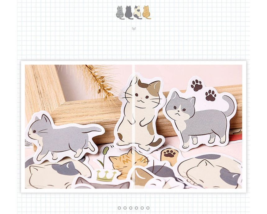 Milena - Kattenstickers (verschillende ontwerpen)