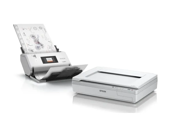 Epson WorkForce DS-32000 - Dokumentscanner - Contact Image Sensor (CIS) - Duplex - A3 - 600 dpi x 600 dpi - op til 90 ppm (mono) / op til 90 ppm (farve) - ADF (120 ark) - op til 40000 scanninger pr. dag - USB 3.0