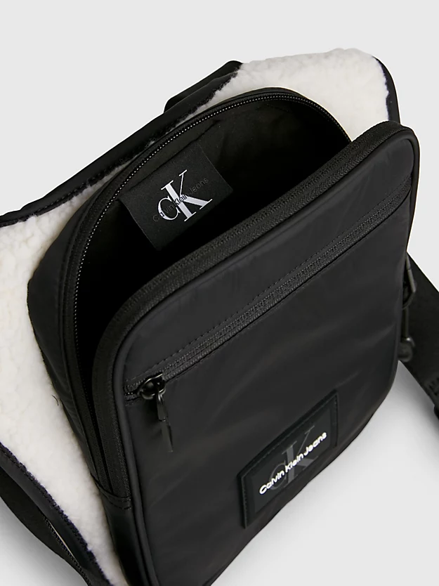 Bolsa de imitação de pele de carneiro