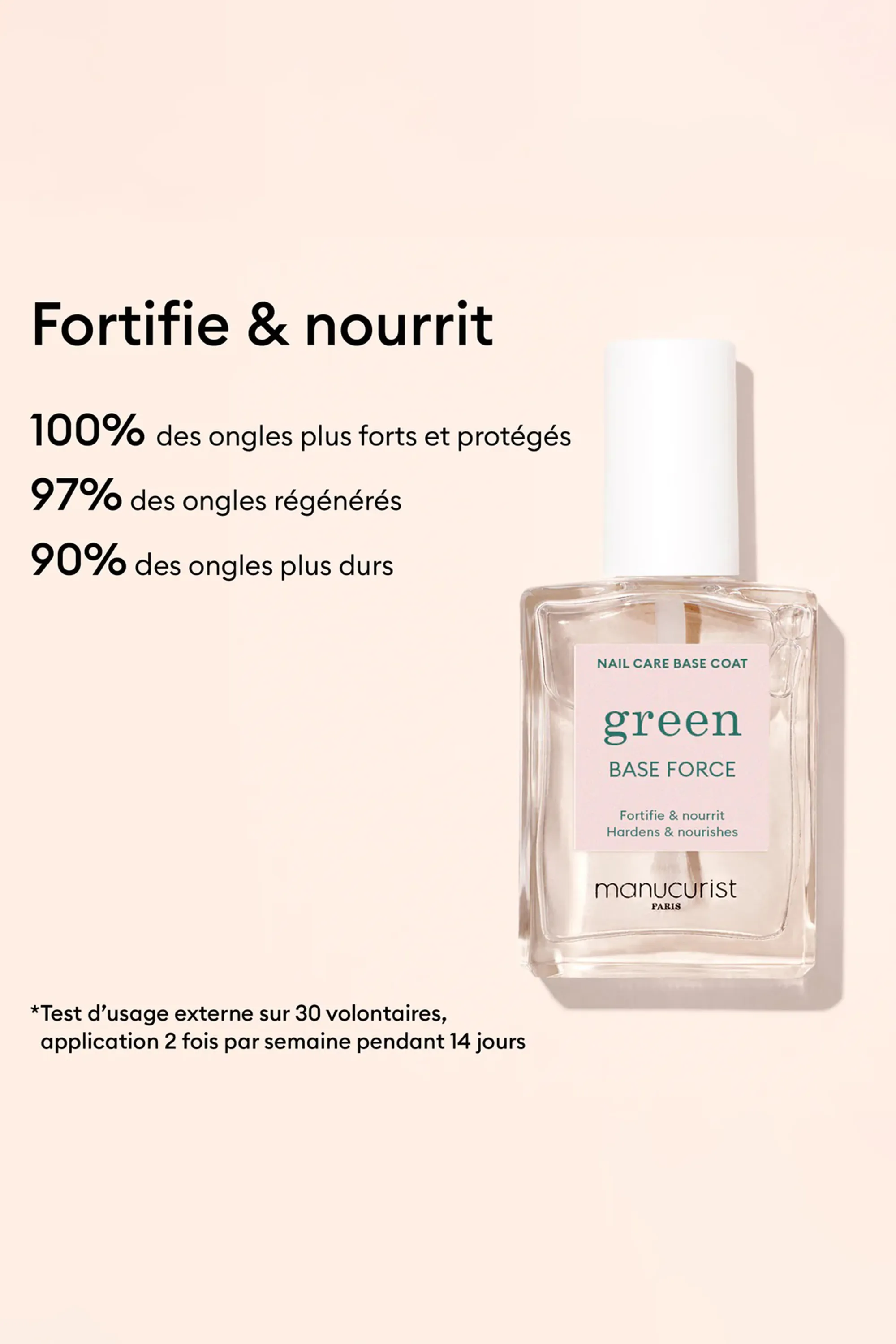 Manucurist Base Force Fortifie & Nourrit-15 ml