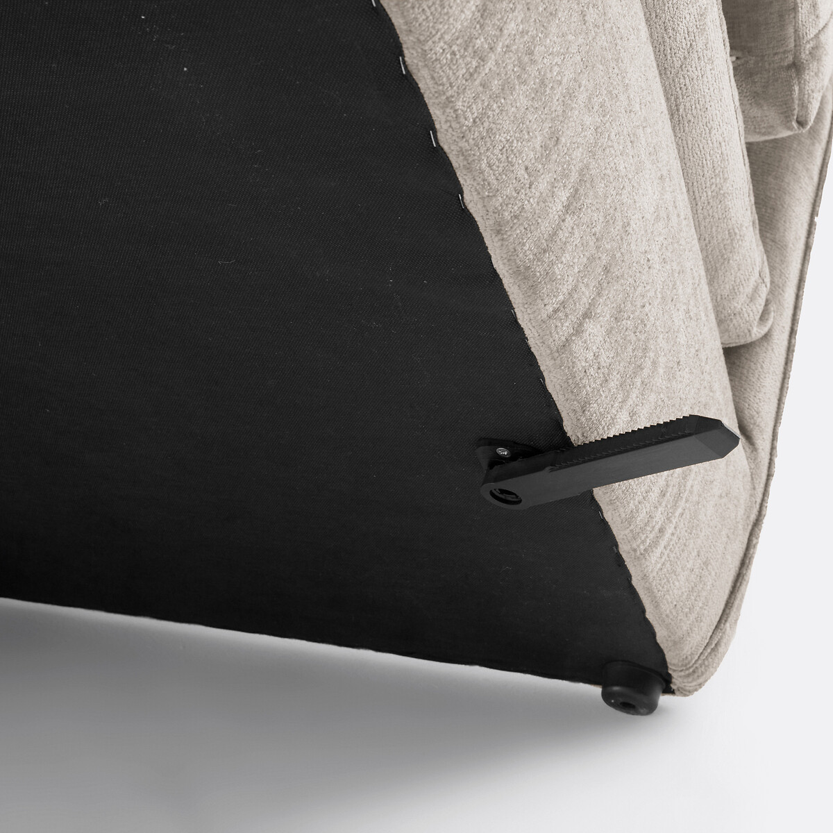 LA REDOUTE INTERIORS<br>Banco modular de getextureerd fluweel, Malo