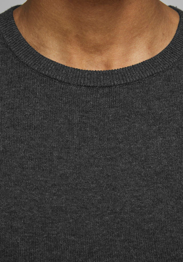 Jack & Jones Rundhalspullover »JJEBASIC mit Rundhals, ideal für Job und Freizeit«, unifarben, modisch, slim fit, Baumwolle, Rundhals