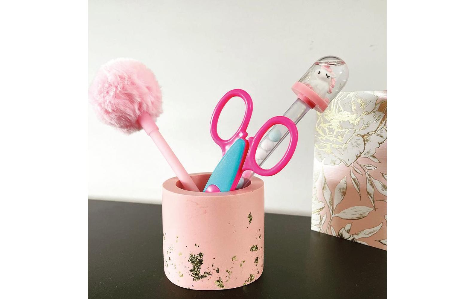 Giessform Becher rund, Ø 8.3 cm, BlauSilikongiessform
