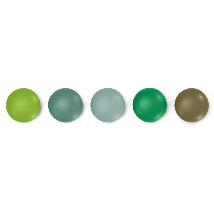 Vitra - Magnetpunkte, (5er-Set), grün