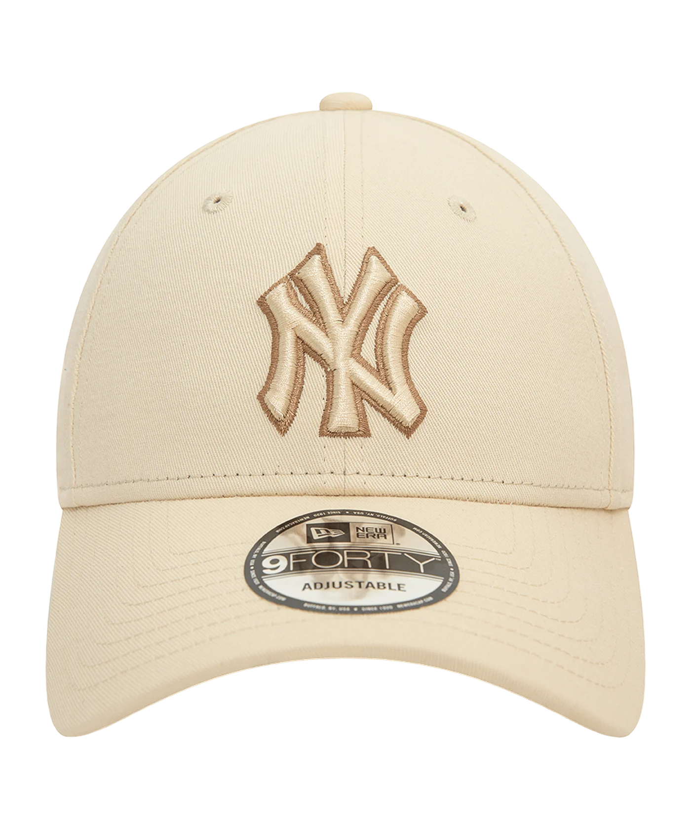 New Era MLB New York Yankees Team Outline 9Forty Cap Beige