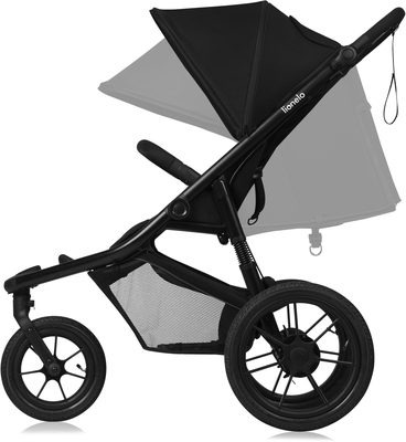 Lionelo Azura Løpevogn, Black Onyx