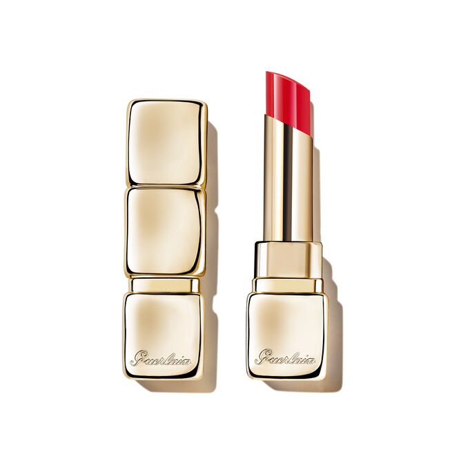 KissKiss Shine Bloom Rouge brillant 95% d'ingrédients d'origine naturelle 519 FLORAL BRICK