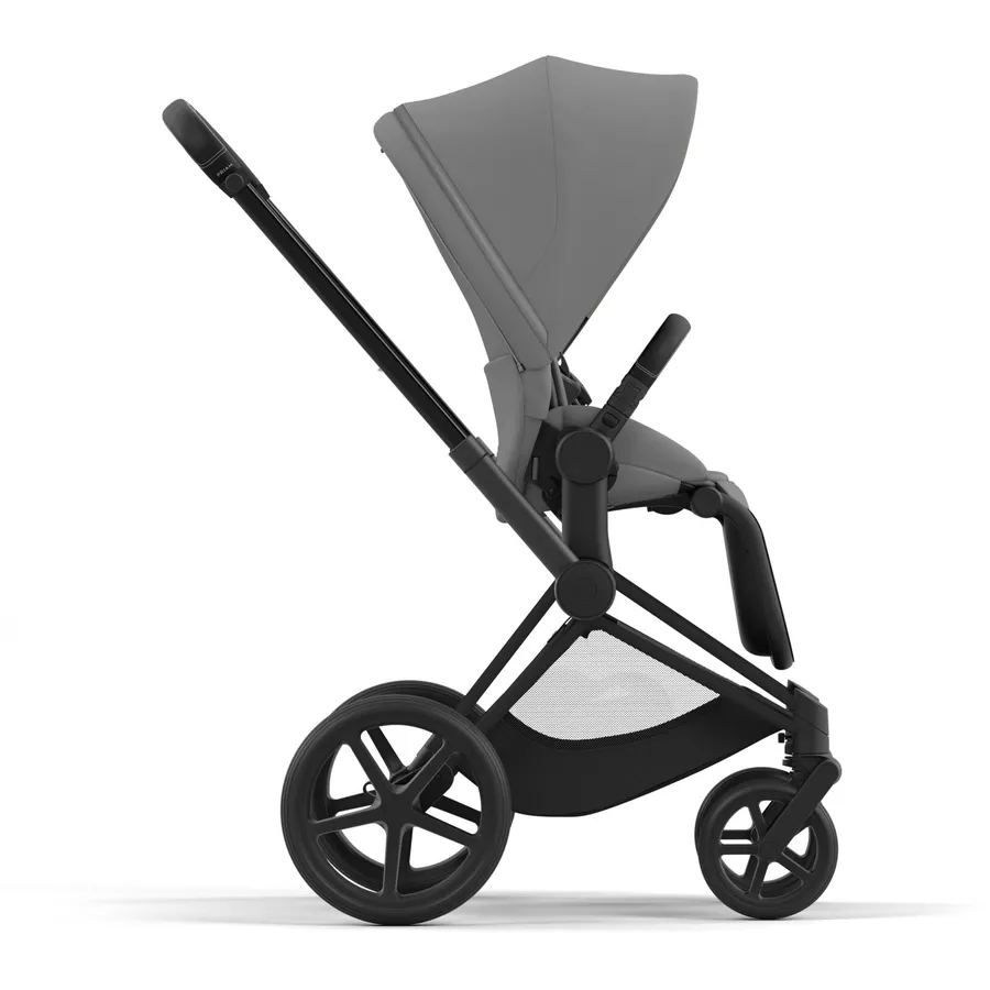 cybex PLATINUM Kombikinderwagen New Priam Priam Matt Black Mirage Grey