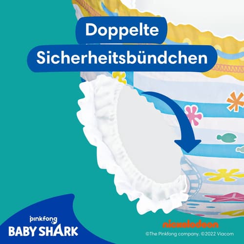 Pampers Splashers Baby Shark Schwimmwindeln Gr. 5, Single Pack, 14kg+