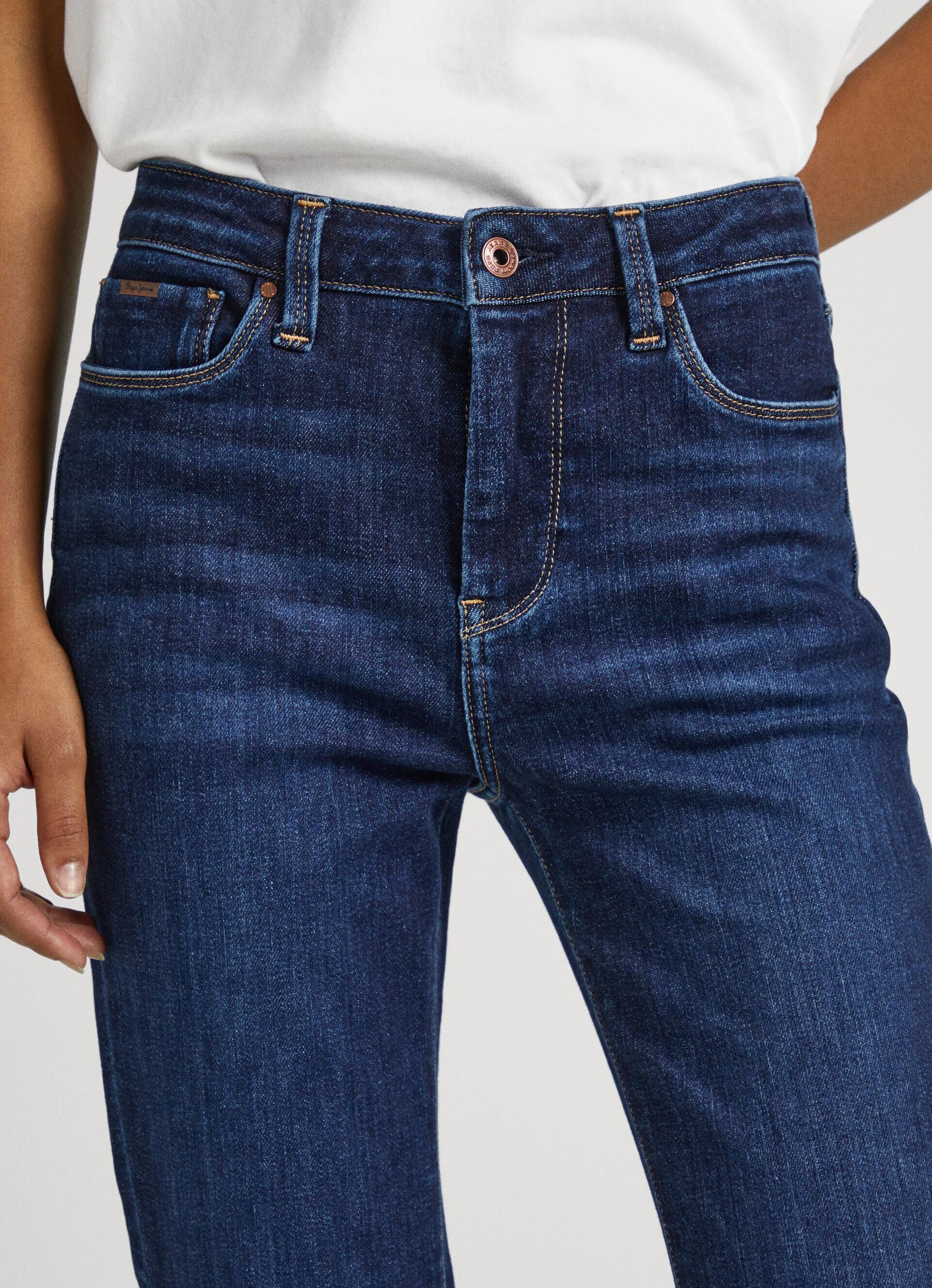 Calça jeans DION FIT FLARE de cintura alta - jeans