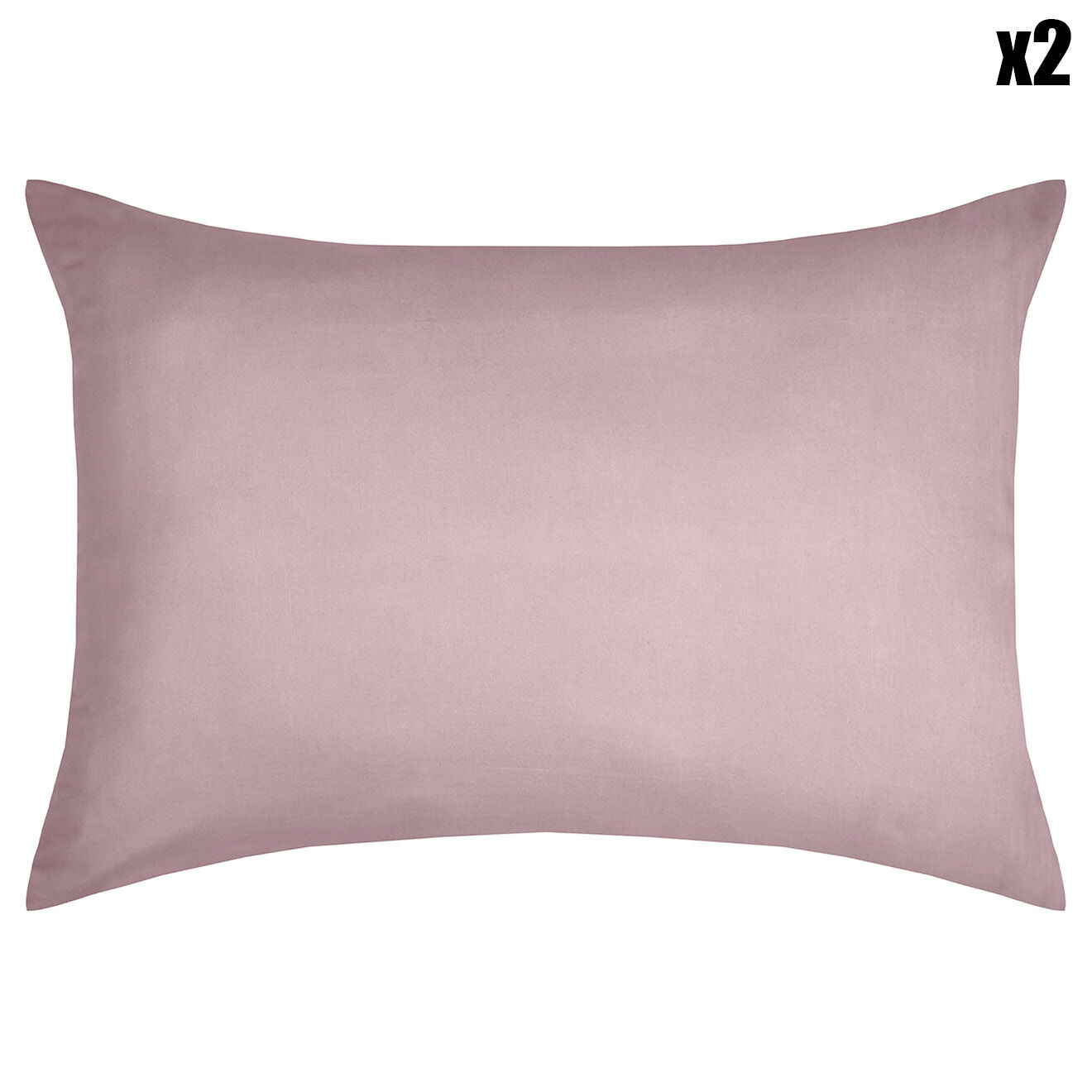 Stof 2 Taies d'oreiller Eden vieux rose