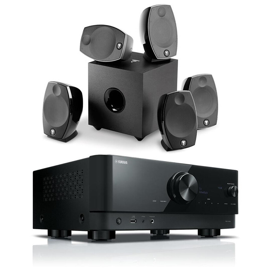 Yamaha RX-V4A Noir + Focal SIB EVO 5.1 Noir