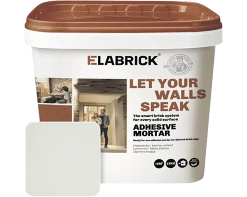 Elabrick lijmmortel wit 15 kg