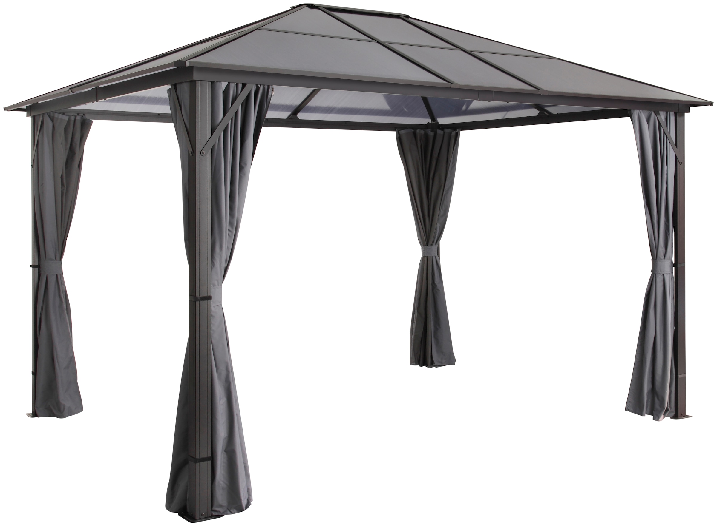 KONIFERA Pavillon »Aruba 2.0« Gestell aus Aluminium, Dach aus Polycarbonat-Stegplatten