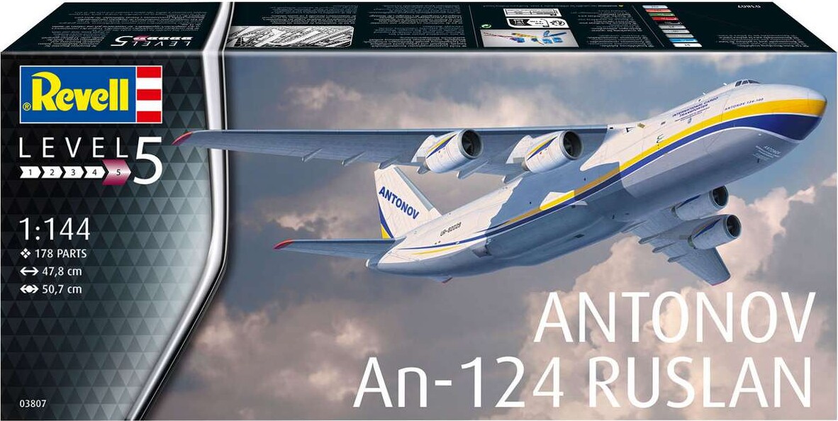Revell - Antonov An-124 Ruslan - Level 5 - 1:144 - 03807