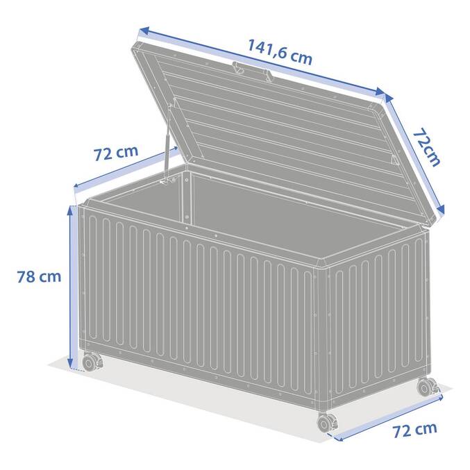 Coffre de rangement EDENIO Argile
