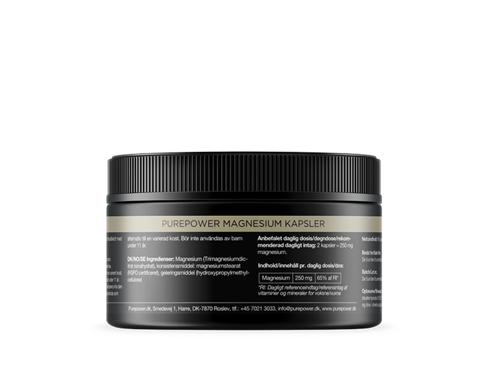 PurePower Magnesium kapsler 90stk.