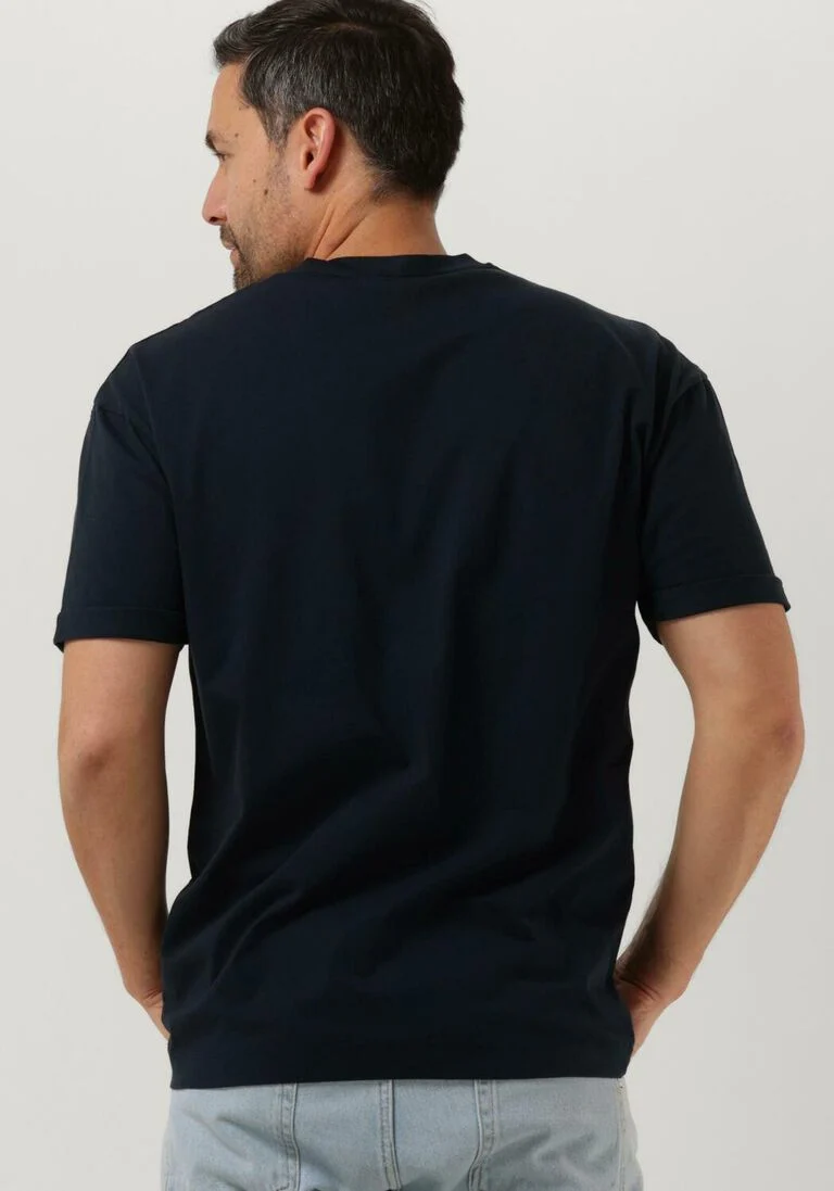 DRYKORN donkerblauwe drykorn t-shirt thilo 520003