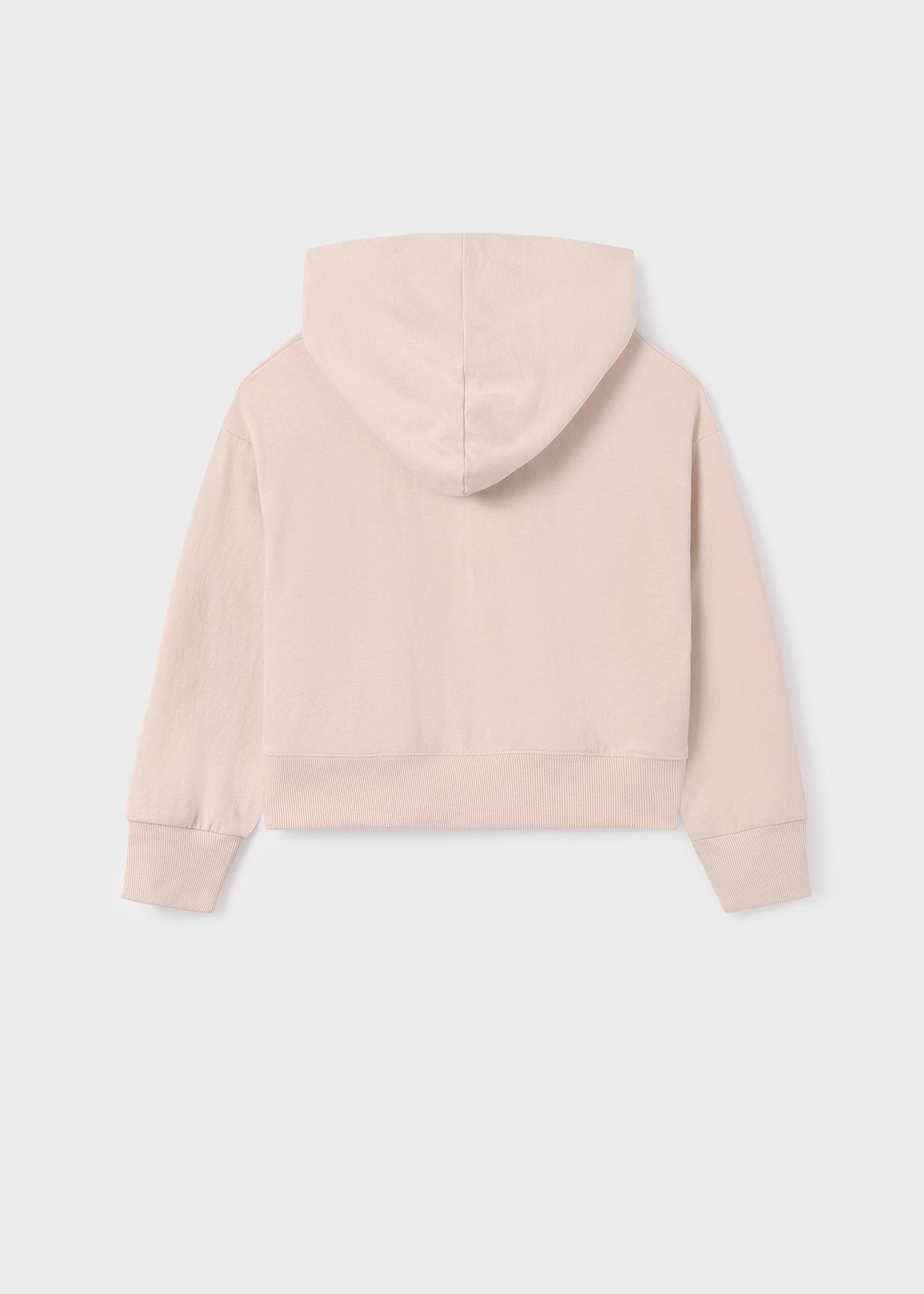 Moletom com capuz estampado para meninas