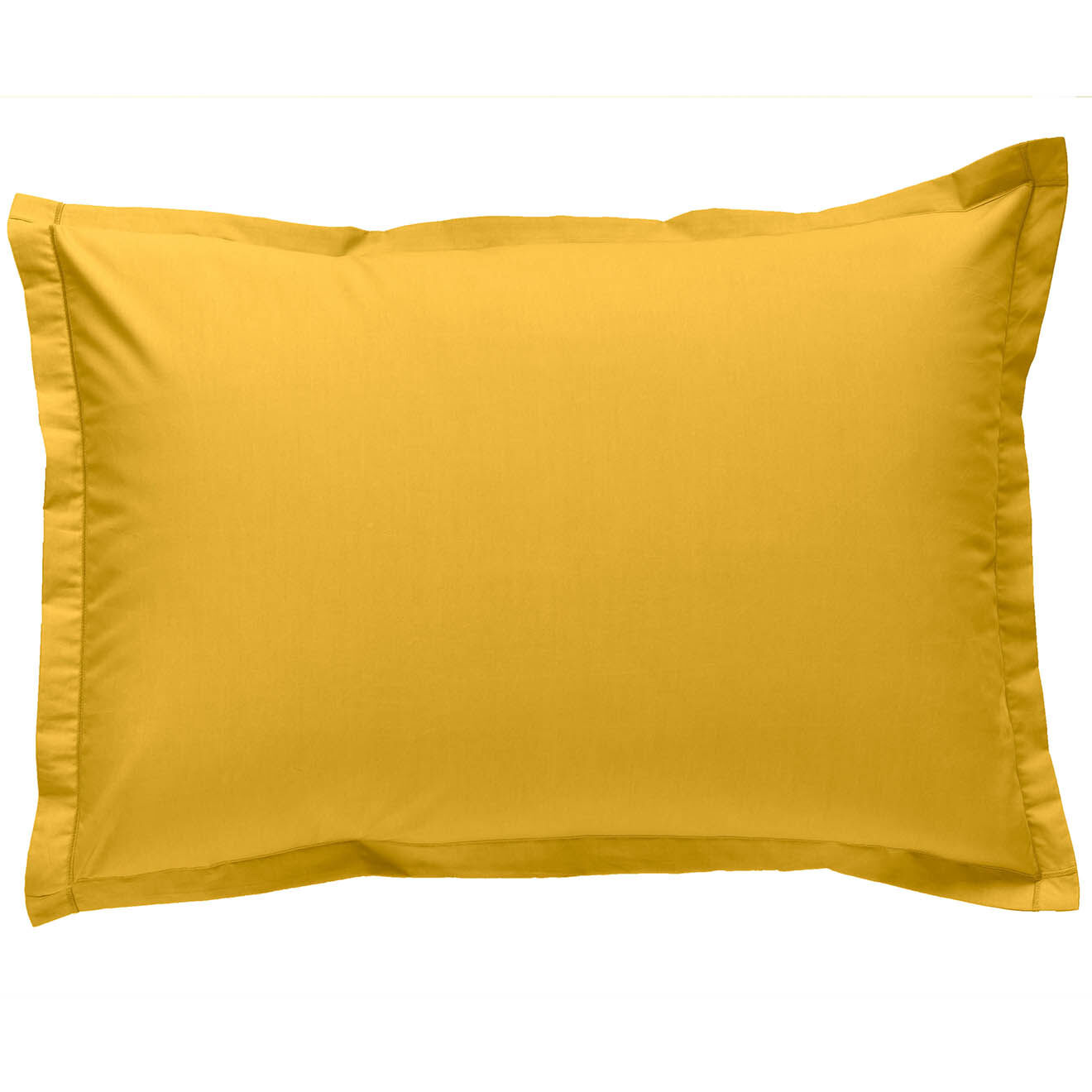 United by PDC Taie d'oreiller 100% Percale de Coton Tina safran