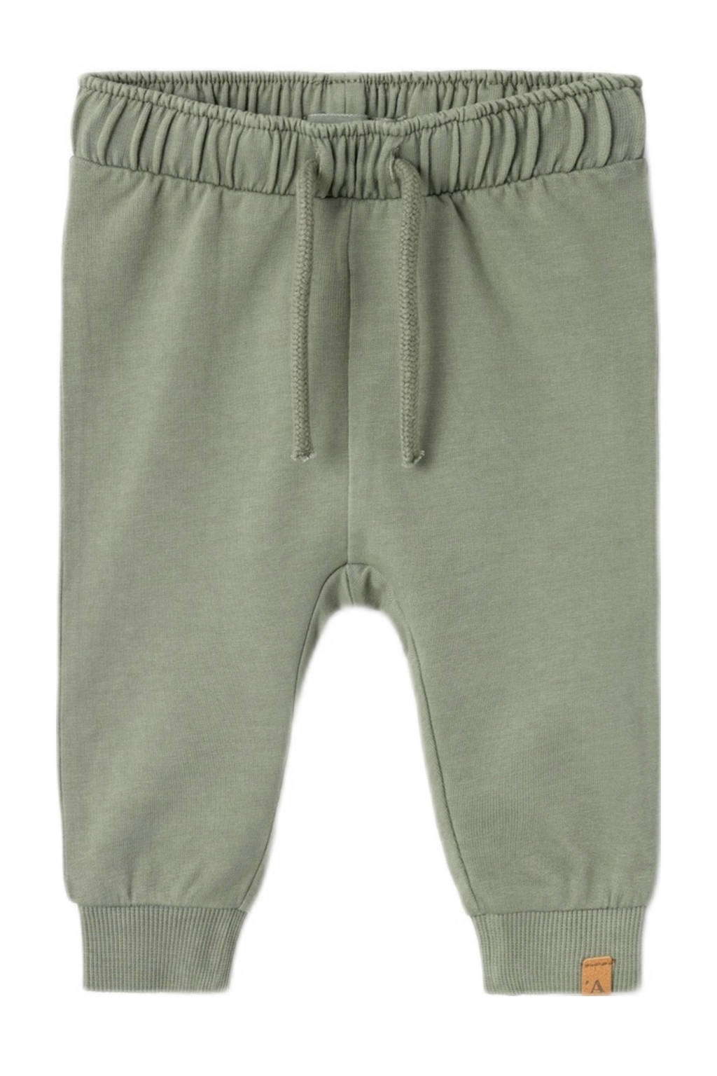 LIL' ATELIER baby broek NBMOMADS groen