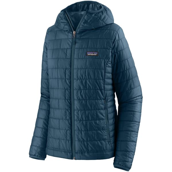 Doudoune randonnée PATAGONIA W'S NANO PUFF HOODY LAGOM BLUE