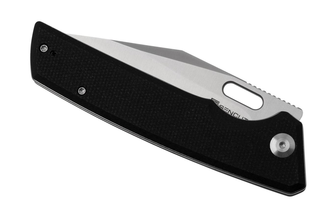 Sencut GlideStrike S23018-4 Black Micarta, zakmes