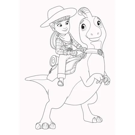 Ravensburger Dino Ranch: Mein dinostarkes Malbuch